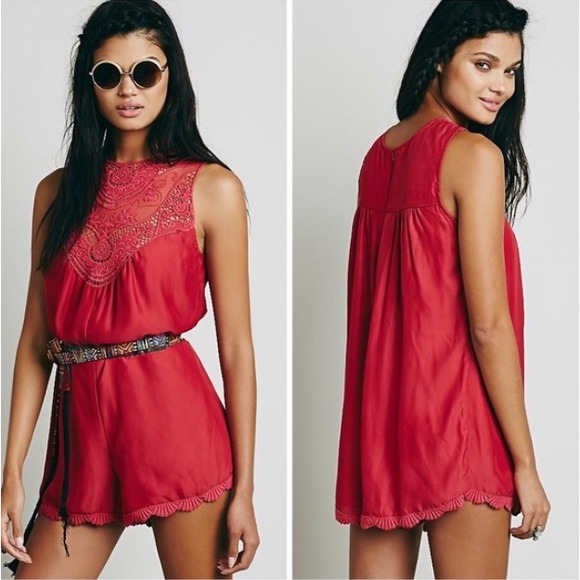 Jen's Pirate Booty Pants - Jen's Pirate Booty Free People Wanderlust Romper Lace Crochet Boho Cottagecore L